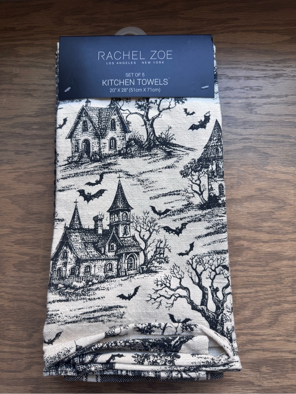 Rachel Zoe Halloween Kitchen Towels Set of 5